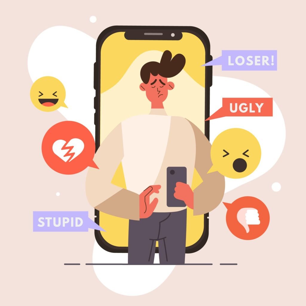 Illustration of a brand crisis going viral on social media
