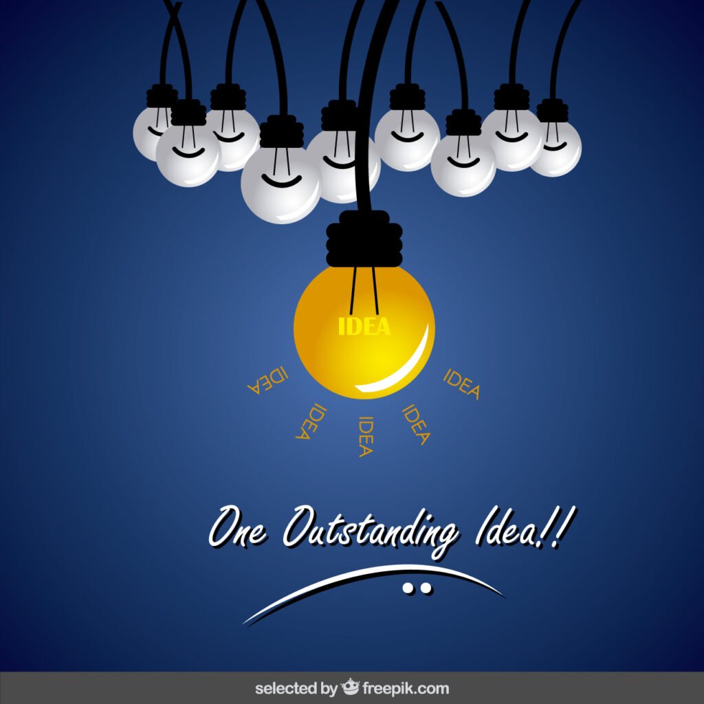Creative idea being replicated by competitors—symbolic copycat concept