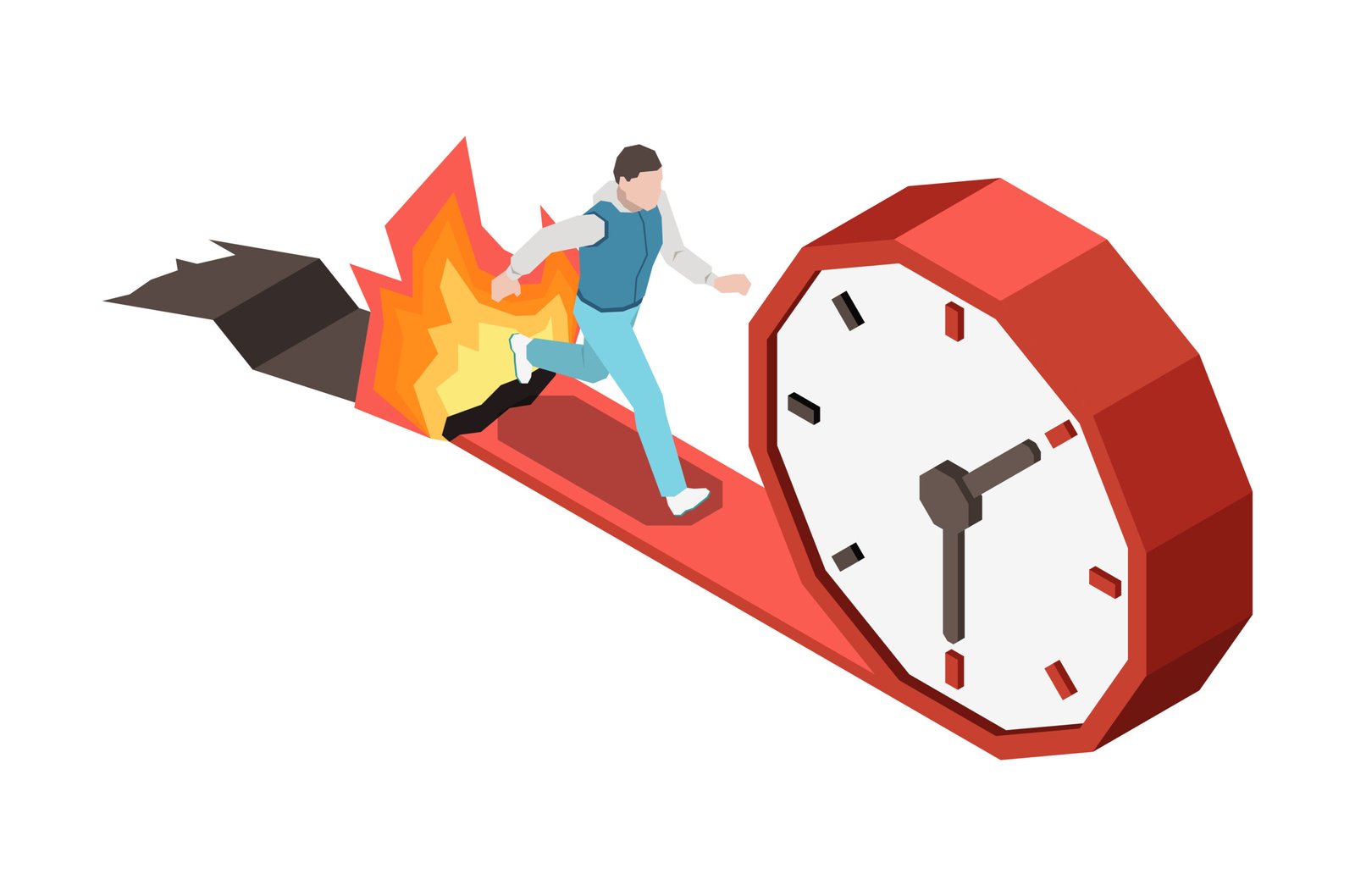Clock symbolizing urgency during a viral reputation crisis of a brand