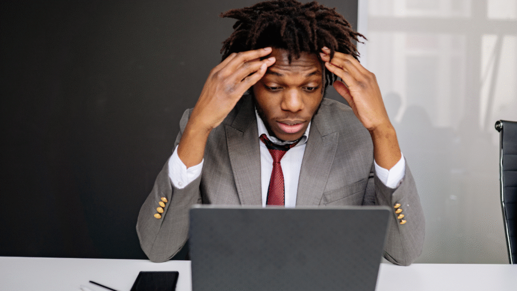 Professional stressed by algorithm not being in his favour.