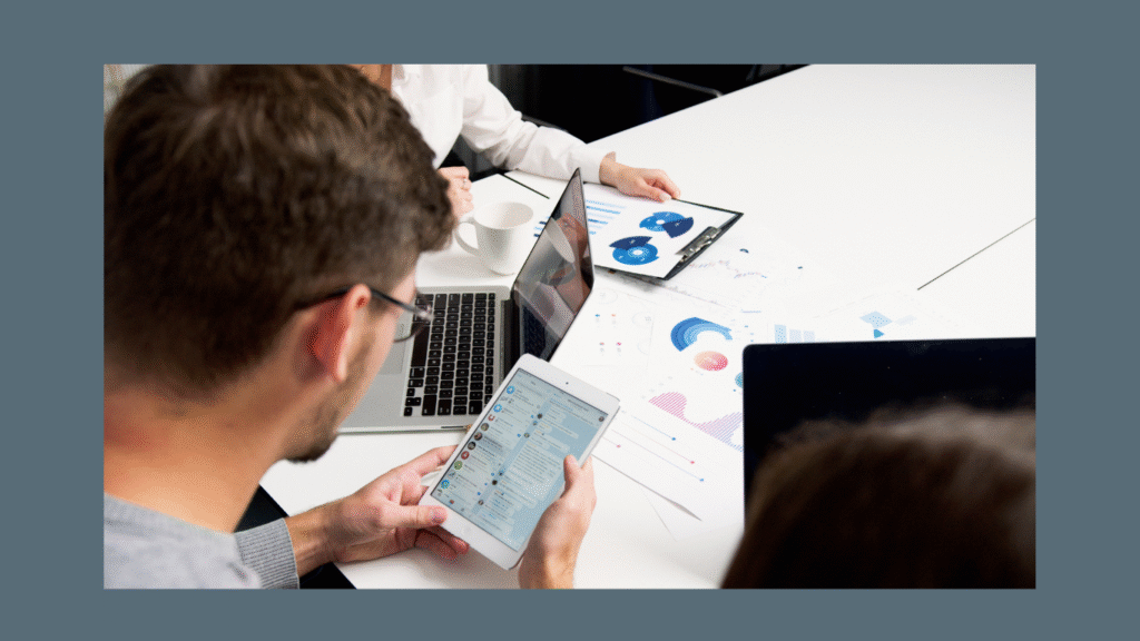 Small business owner on social media dashboard: monitor your brand online for free