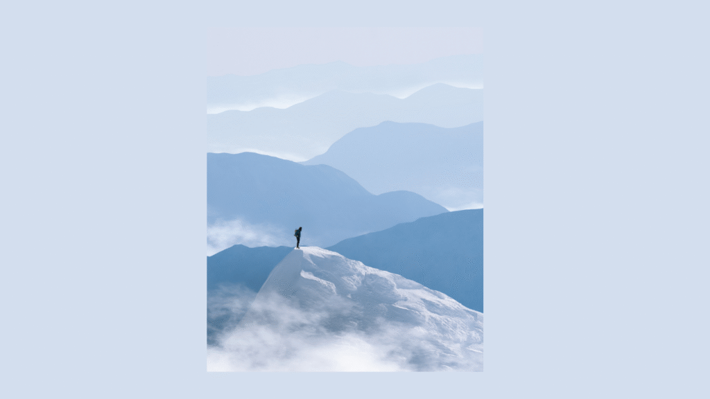 Climbing above the noise—symbolizing burying negative links work wonders for your reputation