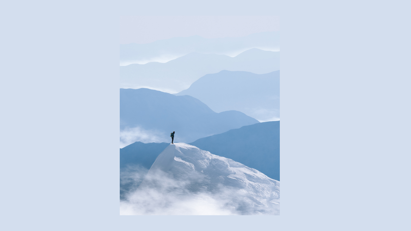 Climbing above the noise—symbolizing burying negative links work wonders for your reputation