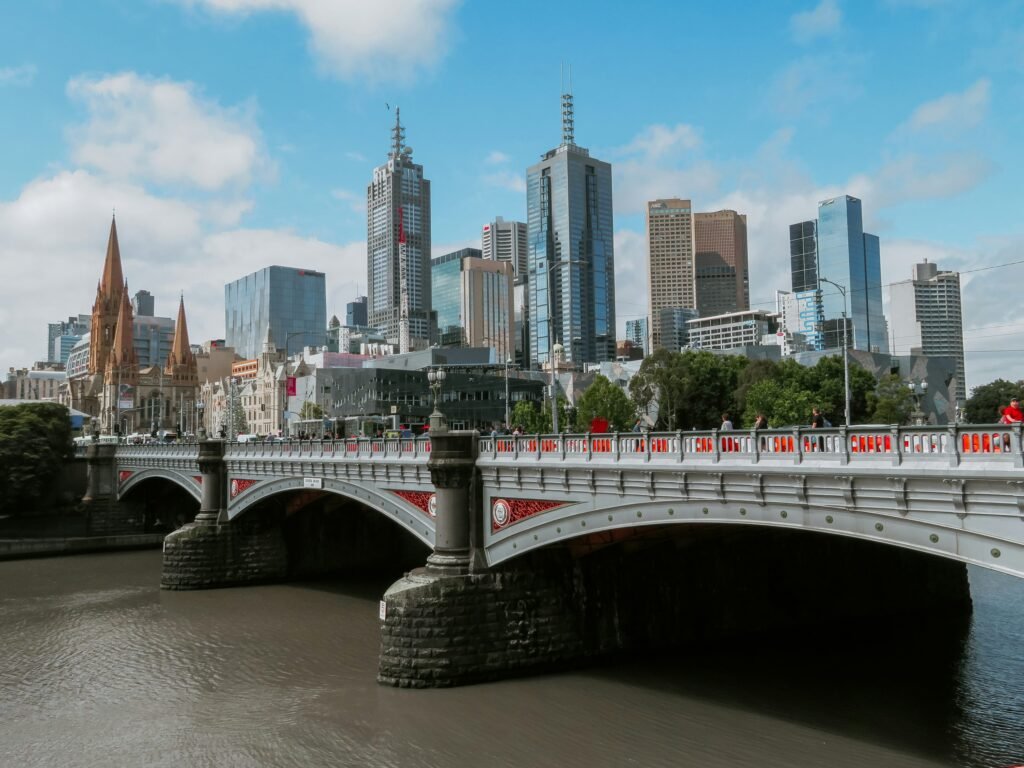 Melbourne city skyline and Yarra River bridge symbolizing business reputation recovery and online brand management services in Melbourne