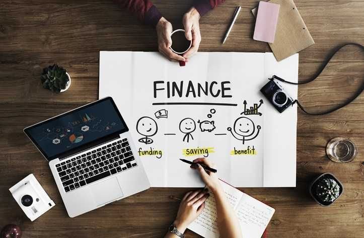 Financial advisor reviewing portfolio with client