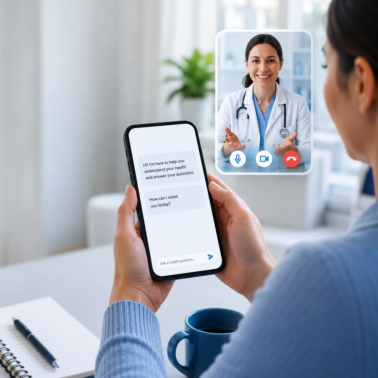 Medical practice team reviewing patient rating platforms on a dashboard